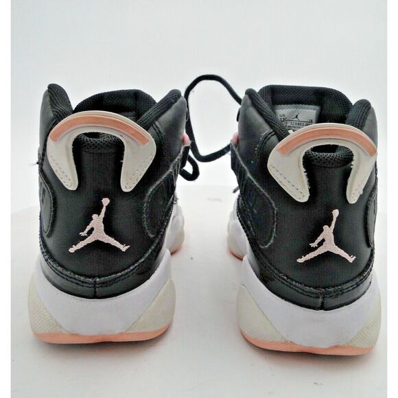 Nike Kid's Air Jordan 6 Rings Shoes Black Arctic Punch Pink 323431-002 Youth 12C - Picture 3 of 7